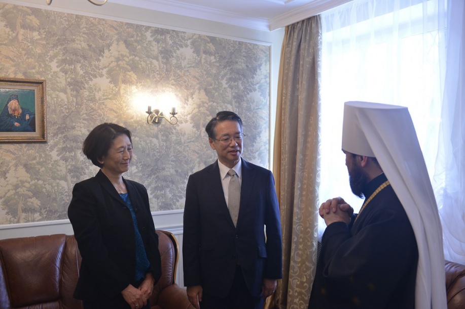 Metropolitan Hilarion of Volokolamsk meets with Japan’s ambassador