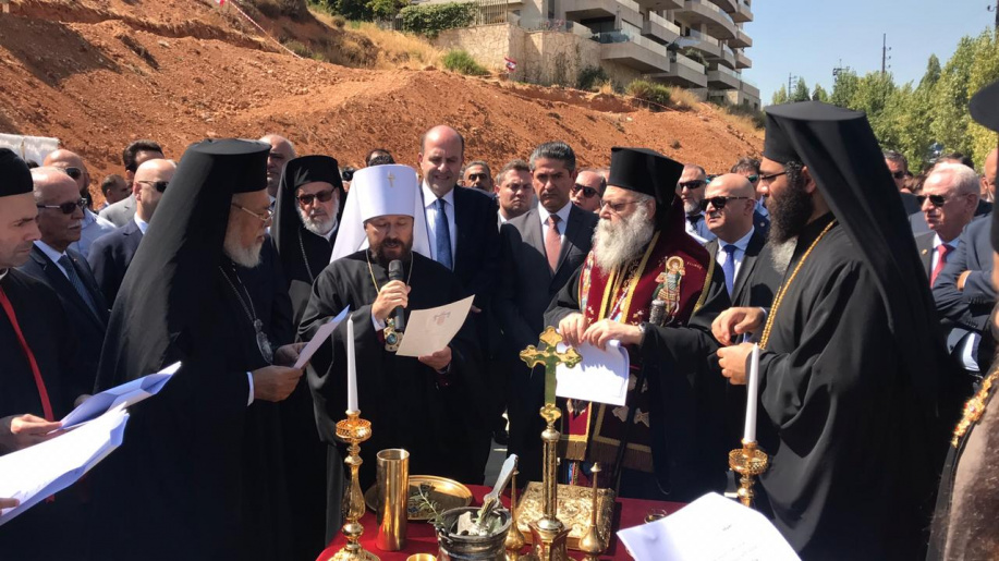 A church in the Russian style to be built in Lebanon