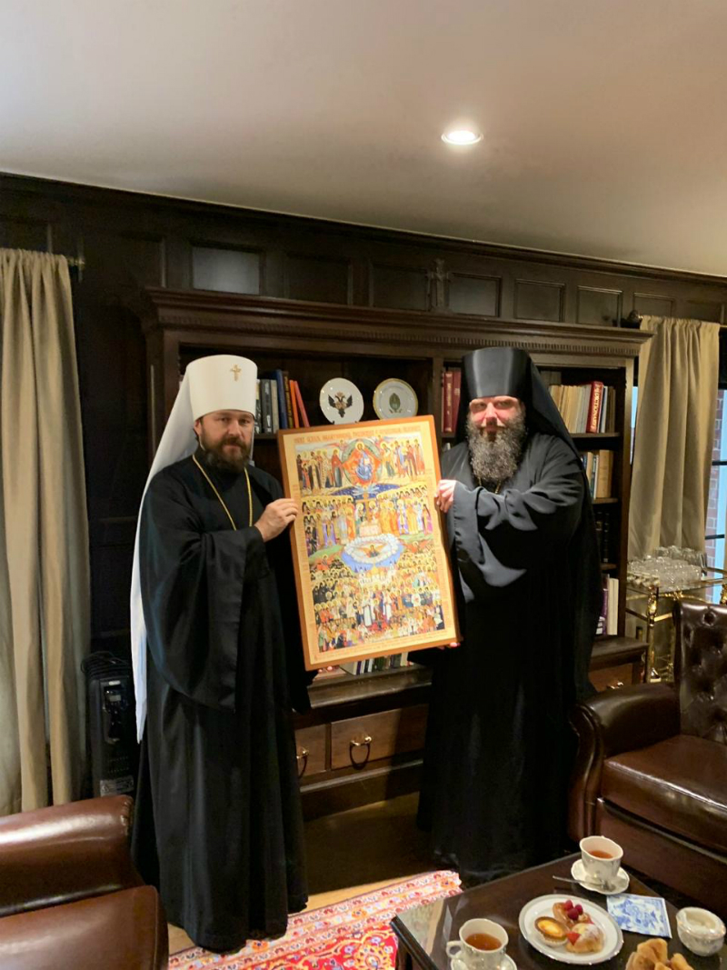 Metropolitan Hilarion visits New York Synodal Residence of the Russian Church Outside Russia