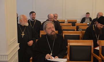 Metropolitan Hilarion chairs a meeting of the Inter-Council Presence commission on theology and theological education