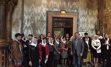 Moscow Synodal Choir performs at St. Mark celebrations in Venice