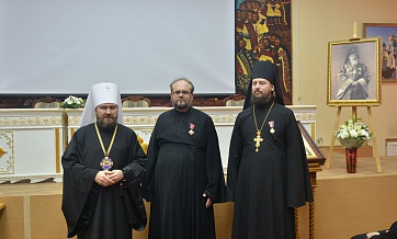 Metropolitan Hilarion presides over annual grand meeting at St. Nicholas Seminary in Ugresha, Moscow Region, and opens a conference dedicated to St. Nicholas of Japan