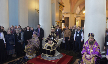 Patriarch Kirill congratulates Metropolitan Hilarion of Volokolamsk on the 10th anniversary of his service as DECR chairman