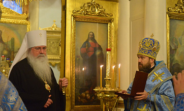 OCA Primate prays at All-Night Vigil in Moscow Church of ‘Joy of All Who Sorrow’ Icon of the Mother of God in Bolshaya Ordynka Street