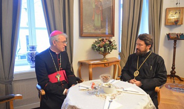Metropolitan Hilarion meets with Bishop Joseph Werth