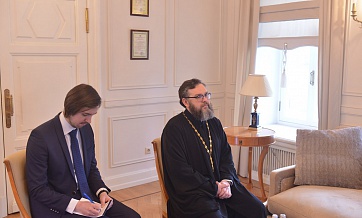 Metropolitan Hilarion of Volokolamsk meets with Russia’s Ambassador to Egypt