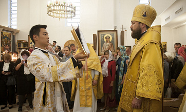 DECR chairman celebrates the Liturgy at the church of St. Mary Magdalene in Madrid