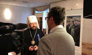 Metropolitan Hilarion speaks at the opening of the conference on Ss Nicholas of Japan and Innocent of Moscow: Culture of the Peoples of Russia, Japan and America