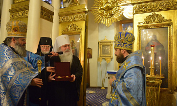 OCA Primate prays at All-Night Vigil in Moscow Church of ‘Joy of All Who Sorrow’ Icon of the Mother of God in Bolshaya Ordynka Street