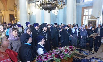Patriarch Kirill congratulates Metropolitan Hilarion of Volokolamsk on the 10th anniversary of his service as DECR chairman