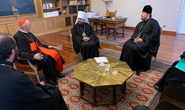 Metropolitan Hilarion meets with Catholic Archbishop of Madrid