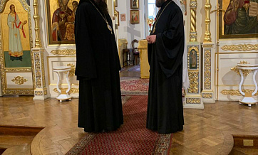 Metropolitan Hilarion visits New York Synodal Residence of the Russian Church Outside Russia