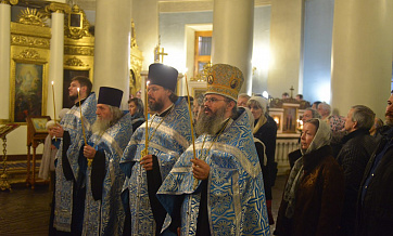OCA Primate prays at All-Night Vigil in Moscow Church of ‘Joy of All Who Sorrow’ Icon of the Mother of God in Bolshaya Ordynka Street