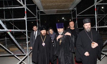Metropolitan Hilarion of Volokolamsk visits St. Sava Cathedral in Belgrade