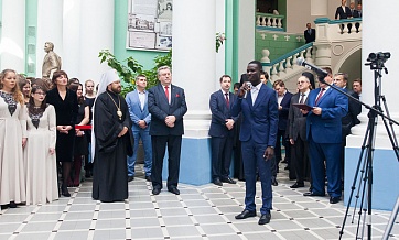 Metropolitan Hilarion visits the leading pedagogical university in Russia