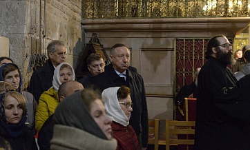 Metropolitan Hilarion of Volokolamsk celebrates Divine Liturgy at the Church of the Holy Sepulchre