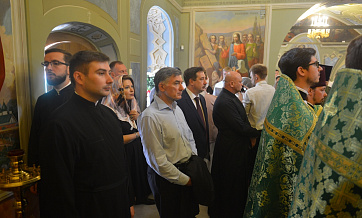 CMI Commencement Day begins with common prayer of the rector, faculty and student
