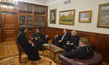 Metropolitan Hilarion of Volokolamsk meets with Slovakian ambassador in Russia