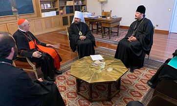 Metropolitan Hilarion meets with Catholic Archbishop of Madrid