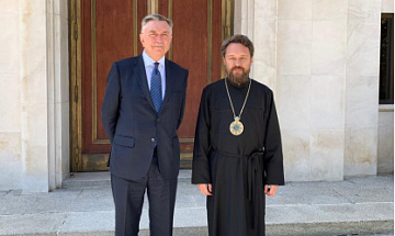 Metropolitan Hilarion meets with Russian ambassador in Spain