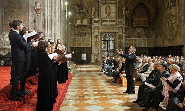 Moscow Synodal Choir performs at St. Mark celebrations in Venice
