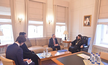 Metropolitan Hilarion of Volokolamsk meets with Russia’s Ambassador to Egypt