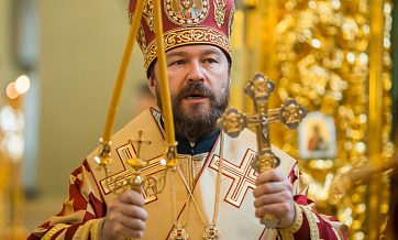 Митрополит Иларион совершил Литургию в престольный праздник московского храма святых мучеников Михаила и Феодора на Черниговском подворье