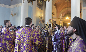 Patriarch Kirill congratulates Metropolitan Hilarion of Volokolamsk on the 10th anniversary of his service as DECR chairman