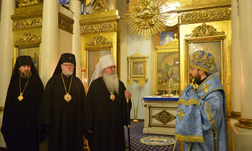 OCA Primate prays at All-Night Vigil in Moscow Church of ‘Joy of All Who Sorrow’ Icon of the Mother of God in Bolshaya Ordynka Street