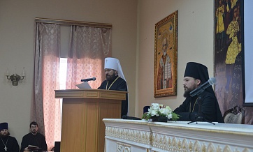 Metropolitan Hilarion presides over annual grand meeting at St. Nicholas Seminary in Ugresha, Moscow Region, and opens a conference dedicated to St. Nicholas of Japan