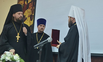 Metropolitan Hilarion presides over annual grand meeting at St. Nicholas Seminary in Ugresha, Moscow Region, and opens a conference dedicated to St. Nicholas of Japan