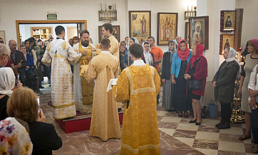 DECR chairman celebrates the Liturgy at the church of St. Mary Magdalene in Madrid
