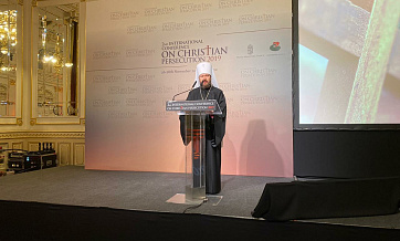 Metropolitan Hilarion of Volokolamsk takes part in 2nd International Conference on Christian Persecution