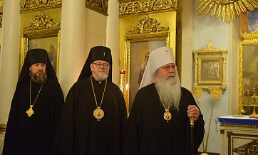 OCA Primate prays at All-Night Vigil in Moscow Church of ‘Joy of All Who Sorrow’ Icon of the Mother of God in Bolshaya Ordynka Street