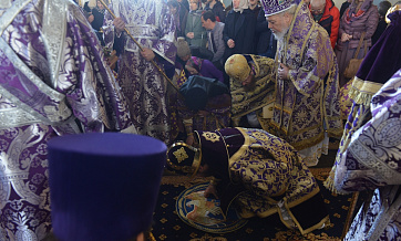 Patriarch Kirill congratulates Metropolitan Hilarion of Volokolamsk on the 10th anniversary of his service as DECR chairman