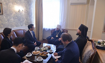 Metropolitan Hilarion of Volokolamsk meets with Japan’s ambassador