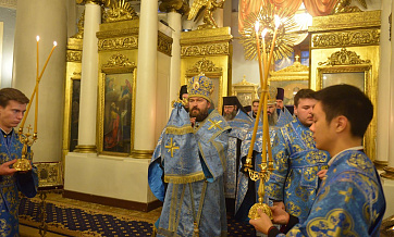 OCA Primate prays at All-Night Vigil in Moscow Church of ‘Joy of All Who Sorrow’ Icon of the Mother of God in Bolshaya Ordynka Street