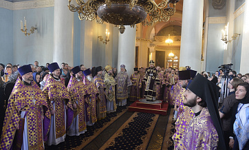 Patriarch Kirill congratulates Metropolitan Hilarion of Volokolamsk on the 10th anniversary of his service as DECR chairman