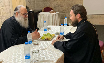 Chairman of the Moscow Patriarchate’s Department for External Church Relations meets with Patriarch John of Antioch