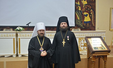 Metropolitan Hilarion presides over annual grand meeting at St. Nicholas Seminary in Ugresha, Moscow Region, and opens a conference dedicated to St. Nicholas of Japan